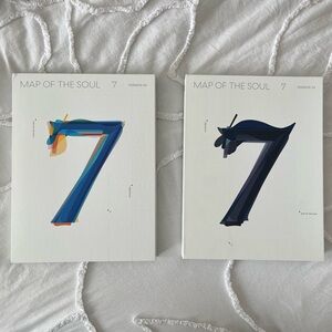 BTS Map Of The Soul Albums Versions 2 & 4 ( + FREE banner & V Mini Doll)